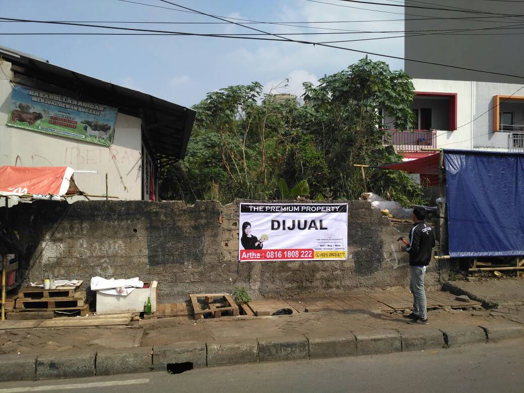 Jual Tanah di Kebayoran Lama. Komersil Murni. Cocok Bengkel, Showroom, Restoran dll