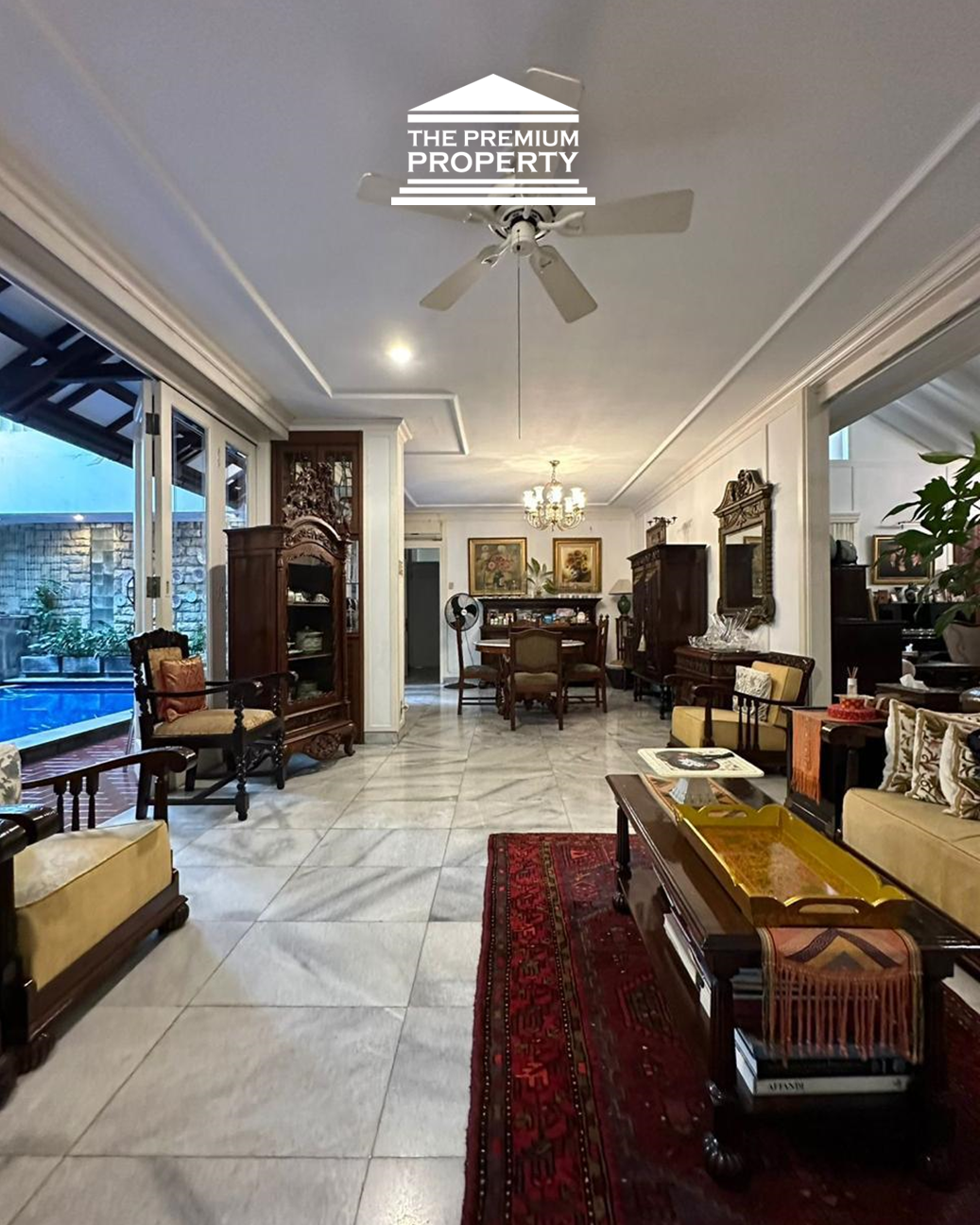 Rumah Semi Furnished Dekat Senayan, SCBD. Lingkungan Tenang